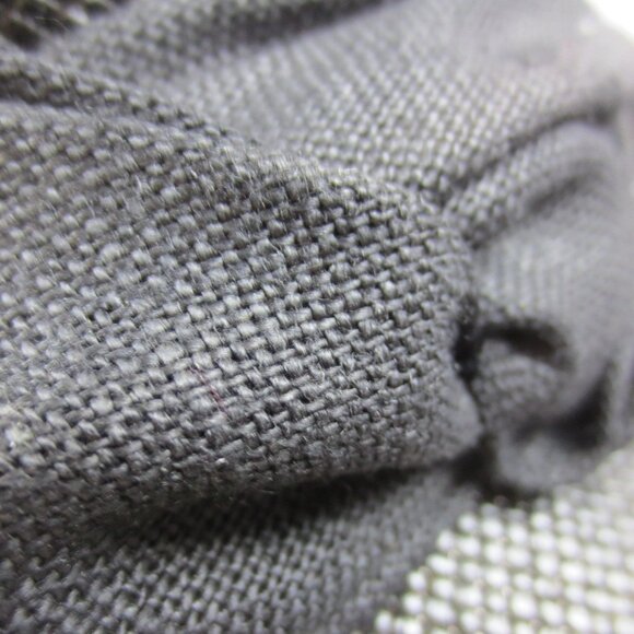 Vintage Eric Javits Womens M Sun Hat Black Wide 4.5" Brim Luxury Straw Fashion - Picture 4 of 11